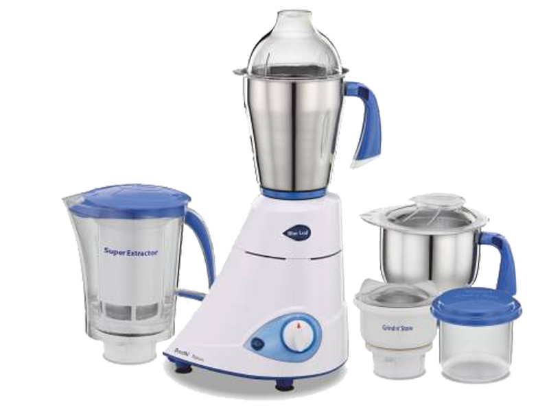 MG-139 - Preethi Blue Leaf Platinum Mixer Grinder, 750W, 4 Jars 